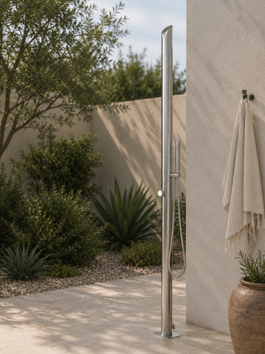 Douche extérieure tout inox