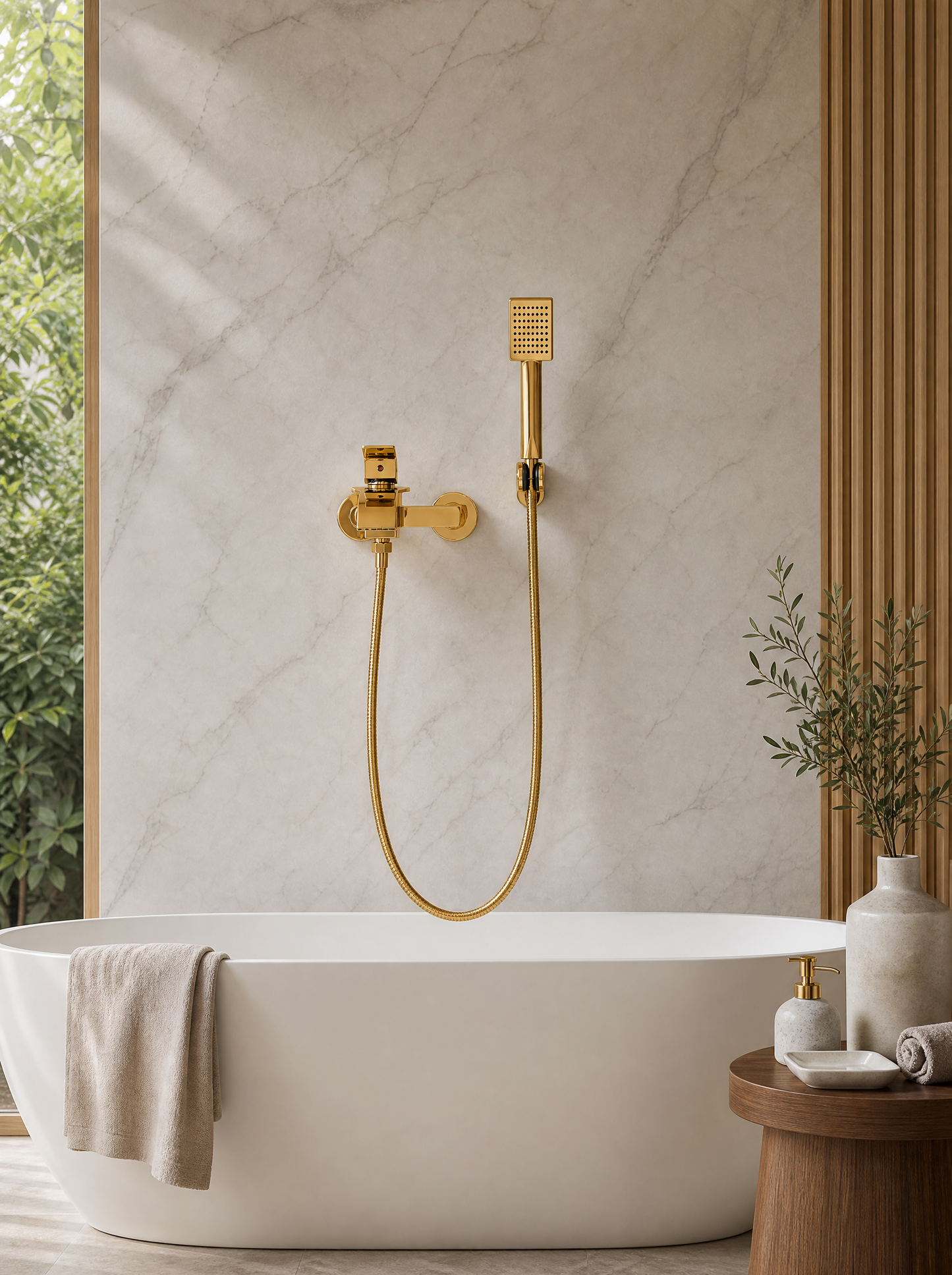 Colonne de douche baignoire Sami or