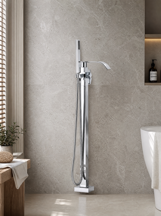 Colonne de douche baignoire Rhea chrome
